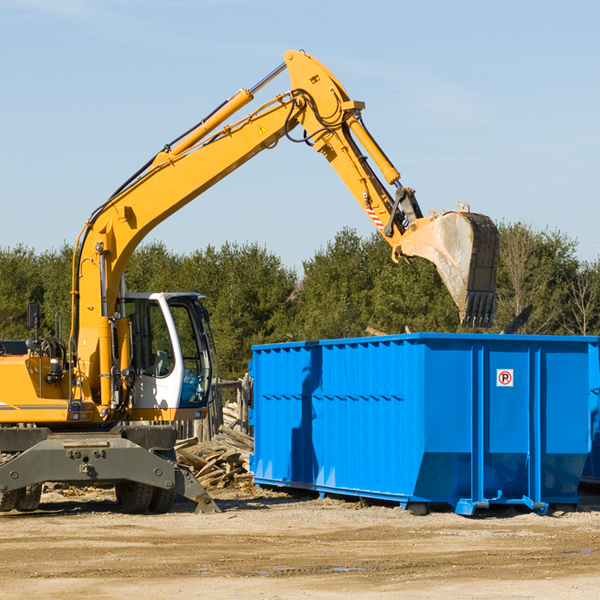 can i request a rental extension for a residential dumpster in Linden Michigan